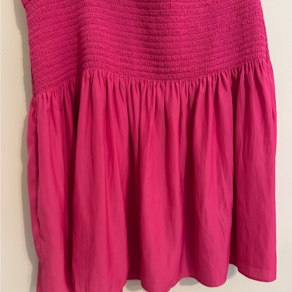 Ramy Brook Fuchsia One-Shoulder Dress - Picture 3 of 4
